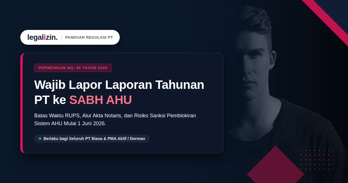 Wajib Lapor Laporan Tahunan PT ke AHU: Aturan & Tenggat 2026