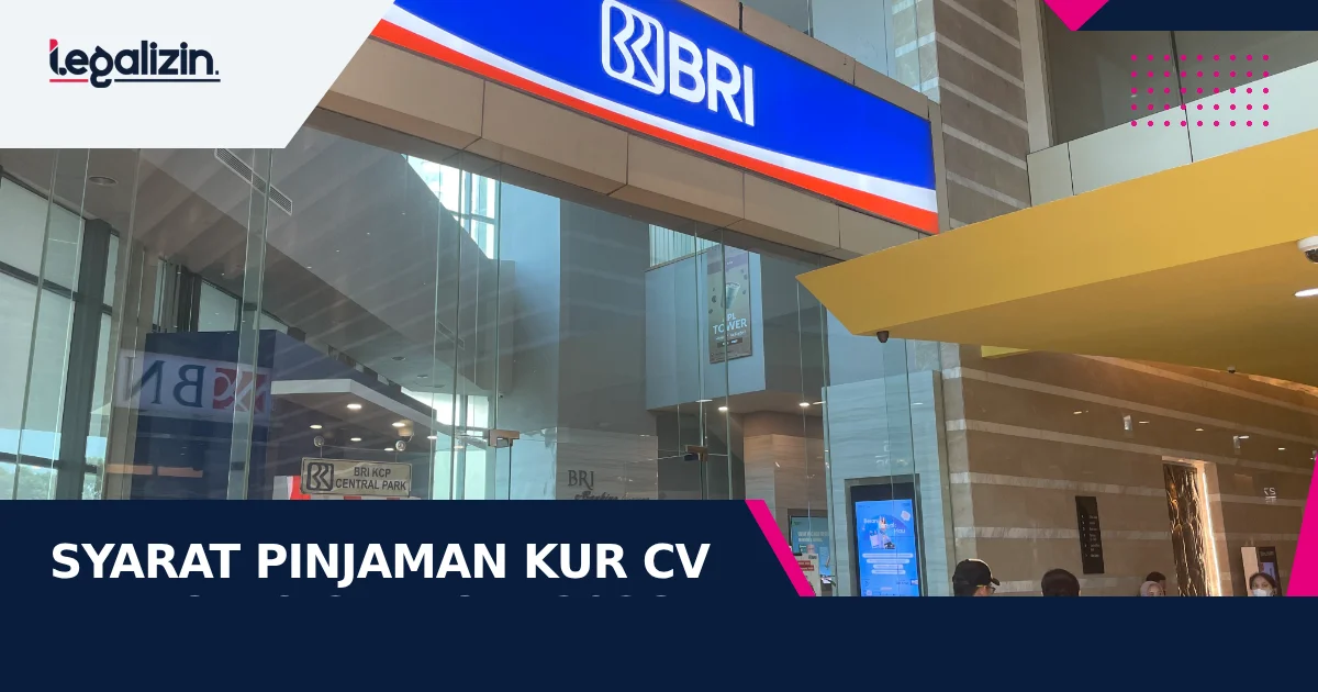 Syarat Pengajuan Pinjaman KUR CV 2026: Plafon Pembiayaan Bank, Skor SLIK OJK Pengurus, dan Agunan Tambahan