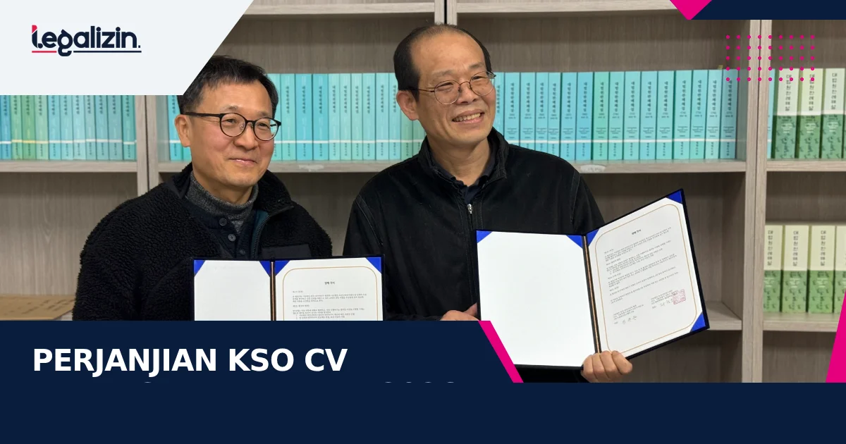 Syarat Perjanjian Kerjasama Operasional KSO CV 2026: Pembagian Porsi Resiko Proyek, Penunjukan Leading Firm, dan Pembukuan Bersama